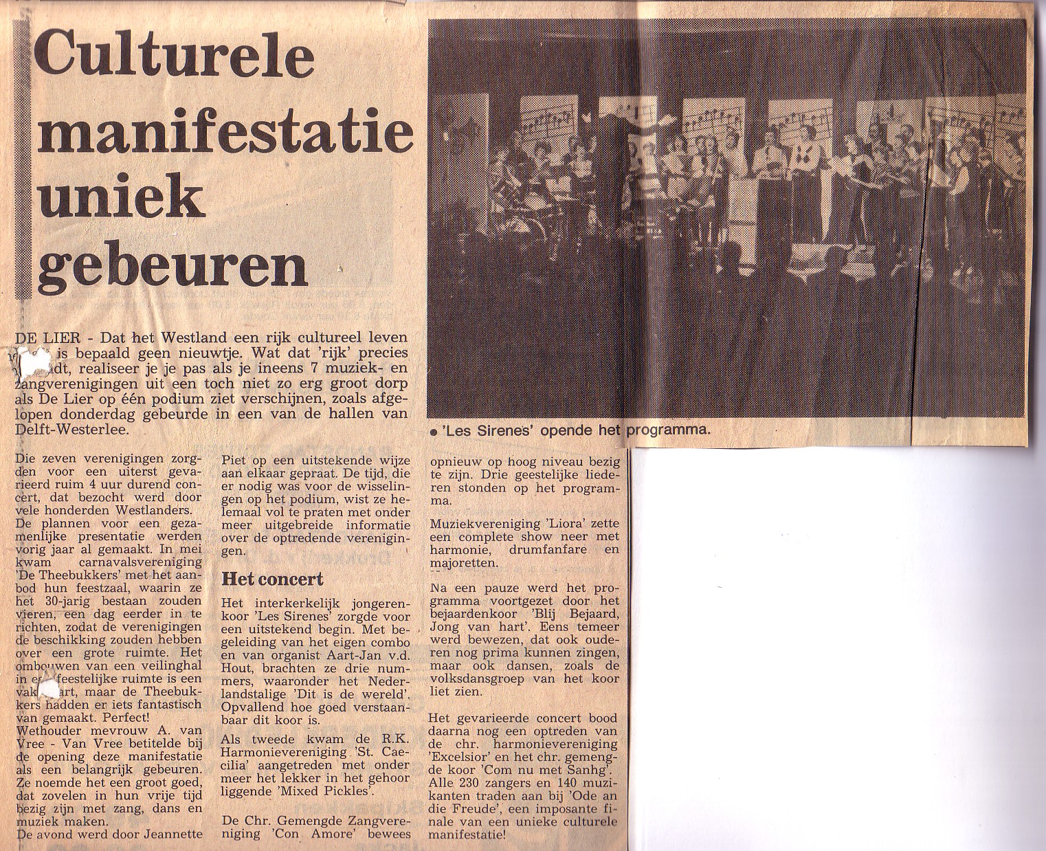 Culturele Manifestatie De Lier 1983